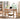 Stunning Brown Oak Wood Table for Elegant Natural Décor hym - 1530MUTUKISPACE