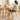 Stunning Brown Oak Wood Table for Elegant Natural Décor hym - 1530MUTUKISPACE
