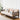 Stylish Dark Brown Sofa with Natural Oak Wood Accents in Grey, Beige, Pink, Yellow, and Light Blue Options hym - 1531MUTUKISPACE