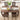 Vintage Brown Natural Oak Wood Table - Elegant Craftsmanship for Timeless Style hym - 1534MUTUKISPACE