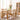Vintage Brown Natural Oak Wood Table - Elegant Craftsmanship for Timeless Style hym - 1534MUTUKISPACE
