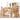 Vintage Brown Natural Oak Wood Table - Elegant Craftsmanship for Timeless Style hym - 1534MUTUKISPACE