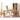 Vintage Brown Natural Oak Wood Table - Elegant Craftsmanship for Timeless Style hym - 1534MUTUKISPACE