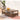 Stunning Oak Wood Coffee Table - Natural Brown Finish hym - 1536MUTUKISPACE