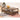 Stunning Oak Wood Coffee Table - Natural Brown Finish hym - 1536MUTUKISPACE