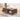 Stunning Oak Wood Coffee Table - Natural Brown Finish hym - 1536MUTUKISPACE