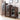 Stunning Natural Oak Wood Cabinet with Tempered Glass Doors - Elegant Brown Finish hym - 1537MUTUKISPACE