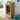 Stunning Natural Oak Wood Cabinet with Tempered Glass Doors - Elegant Brown Finish hym - 1537MUTUKISPACE