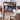 Natural Brown Ash Wood Desk - Elegant and Durable Dining Furniture hym - 1539MUTUKISPACE