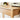 Natural Brown Ash Wood Desk - Elegant and Durable Dining Furniture hym - 1539MUTUKISPACE