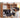 Natural Brown Ash Wood Desk - Elegant and Durable Dining Furniture hym - 1539MUTUKISPACE