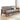 Stylish Light Brown Grey Chenille Sofa for Modern Living Rooms hym - 1540MUTUKISPACE