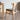 Elegant Brown Oak Wood Chair with Cotton and Linen Upholstery hym - 1541MUTUKISPACE