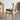 Elegant Brown Oak Wood Chair with Cotton and Linen Upholstery hym - 1541MUTUKISPACE