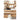 Beautiful Brown Beech and Tung Wood Natural Table hym - 469MUTUKISPACE