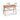 Beautiful Brown Beech and Tung Wood Natural Table hym - 469MUTUKISPACE