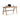 Beautiful Brown Beech and Tung Wood Natural Table hym - 469MUTUKISPACE