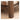 Stylish Brown Oak Bedside Cupboard – Natural Wood Finish with Tung Oil hym - 472MUTUKISPACE