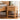 Stylish Brown Oak Bedside Cupboard – Natural Wood Finish with Tung Oil hym - 472MUTUKISPACE