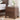 Natural Brown Oak & Tung Wood Bedside Cupboard - Stylish & Durable Nightstand hym - 473MUTUKISPACE