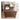 Natural Brown Oak & Tung Wood Bedside Cupboard - Stylish & Durable Nightstand hym - 473MUTUKISPACE