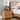 Natural Brown Oak & Tung Wood Bedside Cupboard - Stylish & Durable Nightstand hym - 473MUTUKISPACE