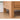 Natural Brown Oak & Tung Wood Bedside Cupboard - Stylish & Durable Nightstand hym - 473MUTUKISPACE