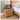 Natural Brown Oak & Tung Wood Bedside Cupboard - Stylish & Durable Nightstand hym - 473MUTUKISPACE