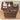 Stunning Natural Brown Oak & Tung Wood Cabinet for Elegant Home Decor hym - 476MUTUKISPACE