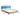 Stylish Natural Wood Bed Frame in Gray, Blue, or Brown - Oak and Pine with Cotton - Ramie Fabric Options hym - 477MUTUKISPACE