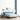 Stylish Natural Wood Bed Frame in Gray, Blue, or Brown - Oak and Pine with Cotton - Ramie Fabric Options hym - 477MUTUKISPACE