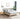 Stylish Natural Wood Bed Frame in Gray, Blue, or Brown - Oak and Pine with Cotton - Ramie Fabric Options hym - 477MUTUKISPACE
