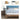 Stylish Natural Wood Bed Frame in Gray, Blue, or Brown - Oak and Pine with Cotton - Ramie Fabric Options hym - 477MUTUKISPACE