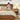 Luxurious Oak Pine Brown Wood Bed – Perfect for a Stylish Bedroom Upgrade hym - 479MUTUKISPACE
