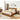 Luxurious Oak Pine Brown Wood Bed – Perfect for a Stylish Bedroom Upgrade hym - 479MUTUKISPACE