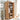 Stylish Natural Oak & Tung Wood Cabinet for Home & Office hym - 480MUTUKISPACE