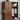 Sleek Brown Oak Cabinet with Durable Tung Wood and Metal Accents hym - 481MUTUKISPACE