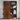 Sleek Brown Oak Cabinet with Durable Tung Wood and Metal Accents hym - 481MUTUKISPACE