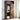 Sleek Brown Oak Cabinet with Durable Tung Wood and Metal Accents hym - 481MUTUKISPACE