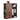 Sleek Brown Oak Cabinet with Durable Tung Wood and Metal Accents hym - 481MUTUKISPACE