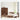 Sleek Brown Oak Cabinet with Durable Tung Wood and Metal Accents hym - 481MUTUKISPACE