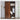 Sleek Brown Oak Cabinet with Durable Tung Wood and Metal Accents hym - 481MUTUKISPACE