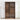 Sleek Brown Oak Cabinet with Durable Tung Wood and Metal Accents hym - 481MUTUKISPACE