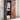 Sleek Brown Oak Cabinet with Durable Tung Wood and Metal Accents hym - 481MUTUKISPACE