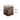 Sleek Brown Oak Cabinet with Durable Tung Wood and Metal Accents hym - 481MUTUKISPACE