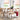 Elegant Brown Oak Wood Dining Table - Natural Finish hym - 482MUTUKISPACE