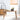 Elegant Brown Oak Wood Dining Table - Natural Finish hym - 482MUTUKISPACE