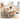 Elegant Brown Oak Wood Dining Table - Natural Finish hym - 482MUTUKISPACE