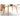 Elegant Brown Oak Wood Dining Table - Natural Finish hym - 482MUTUKISPACE