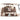 Elegant Brown Oak Wood Dining Table - Natural Finish hym - 482MUTUKISPACE